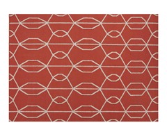 Maroc Naima Flat Weave - Poppy