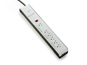 6-Outlet 2160 Joules RJ11/45 w/5ft Cord