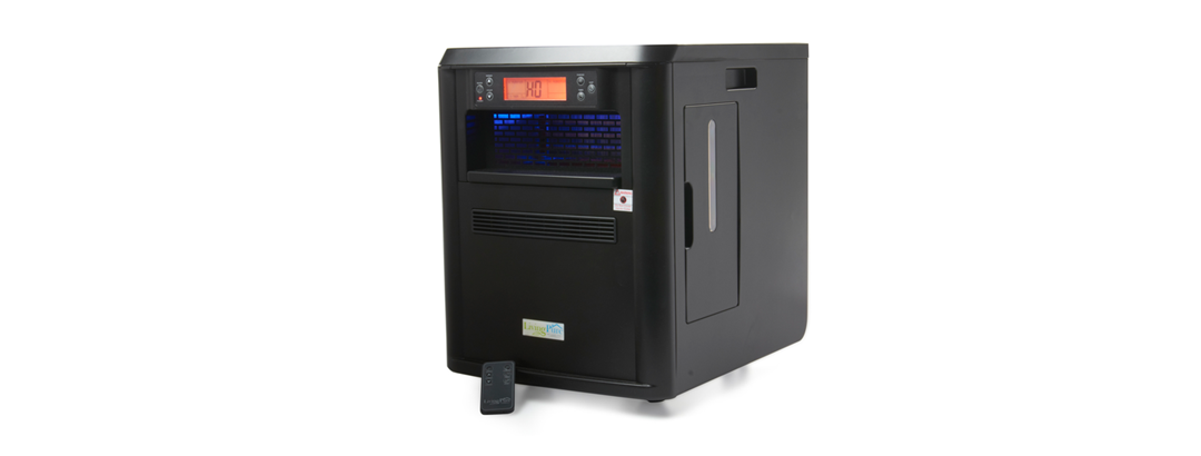 Living Pure 9000 4-In-1 Heater with Remote Control, Permanent Living Pure Pro Filter