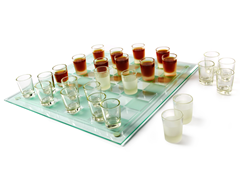 Checkers Shot Glass Game Set