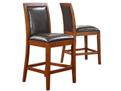 24" Cherry Parson Stool - Set of 2