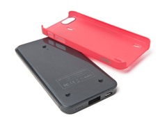 Ecopak iPhone 5 Battery Case - Blk/Red