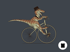 Villainous Velociraptor iPad Sleeve