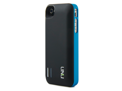 iPhone 4/4s Battery Case - Black/Blue