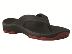 Youth Destination Flip Flop - Black/Red