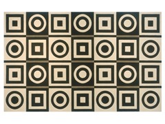 Elements Black Blocks 5' x 8 Rug