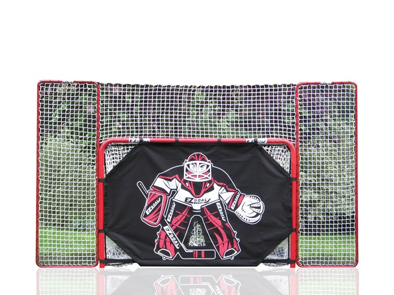 EZ Hockey Goal w/ Trainer Tutor Package