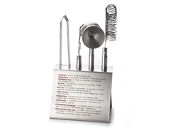 Oggi Stainless 5pc Bar Set w/Recipes