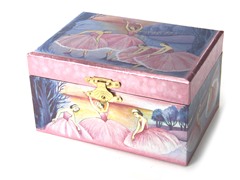 Iridescent Ballerina Jewelry Box