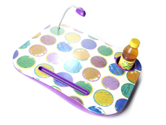 Circles Laptop Cushion w/ Light