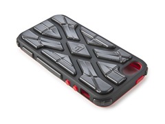 Xtreme Case for iPhone 5-Black/Black/Red