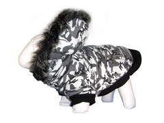 Deer Pattern Fashion Parka with Hood
