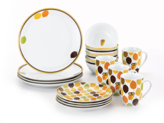 Little Hoot 16-Pc Dinnerware Set