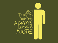Always Leave a Note