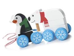 Penguin & Polar Bear Pull Along