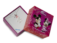 Minnie Pink & Sterling Silver Pendant