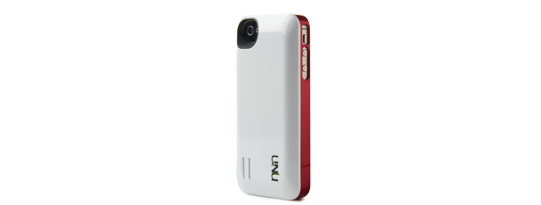 uNu iPhone 4/4S Battery Case - White/Red