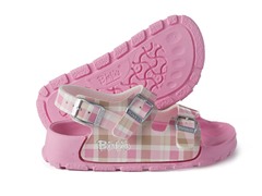 Pink Check 'Aruba' Sandal