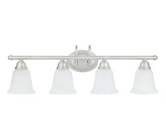 Satin Nickel 4-Light Wall Fixture