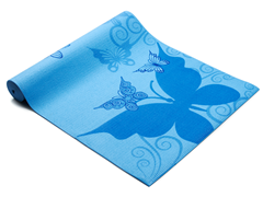 Turquoise Butterfly Yoga Mat