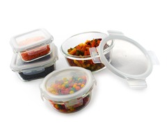 Lock & Lock 8-Piece Glass Set