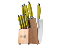 Ginsu 10pc Sofuto Knife Set-Wasabi