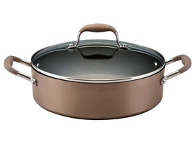 Anolon 5.25 Qt Covered Sauteuse Pan