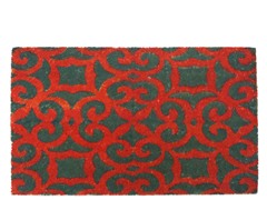 Coir Mat Fiona Pink/Blue