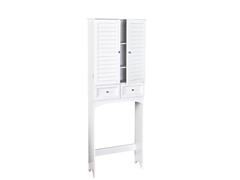 SEI Nassau Louvered Spacesaver - White