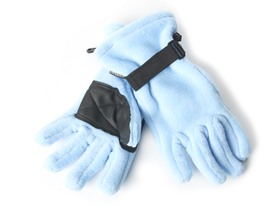 Gordini Women's Fleece Gloves, Baby Blue