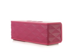 Bluetooth Stereo Speaker w/ Mic - Pink
