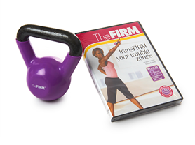 Gaiam The FIRM 5lb Kettle Bell/DVD Kit
