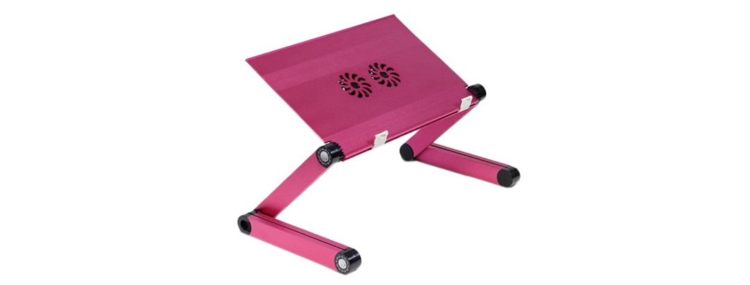 Adj Portable Laptop Table - Pink