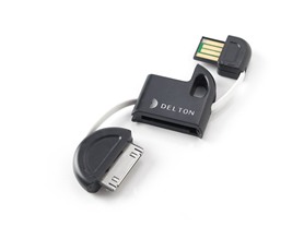 30-pin Mini Keychain Sync/USB Data Cable