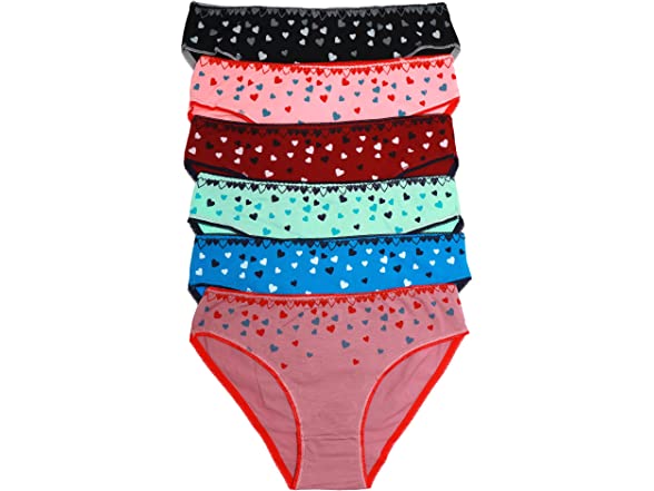 6 Pack Angelina Bikini W Hearts