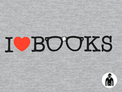 I Love Books Pullover Hoodie
