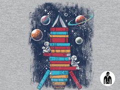 Reading Rocket Ship Zip-Up Hoodie