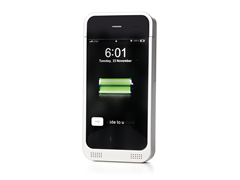 Silver Battery Case for iPhone 4/4S
