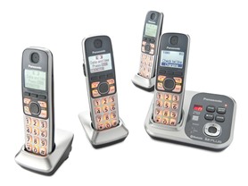 Panasonic 4-Handset w/Link-to-Cell