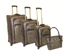Deluxe Spinner 4pc Set-Mini Leopard