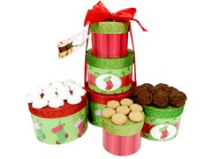 Stocking Tower with Cookies - 3 Flavors