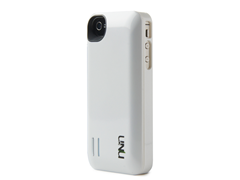 iPhone 4/4s Battery Case - White/Silver