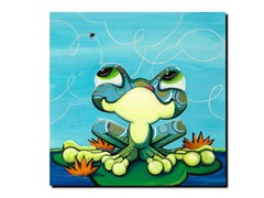 Frog's Lunch 14x14 Canvas