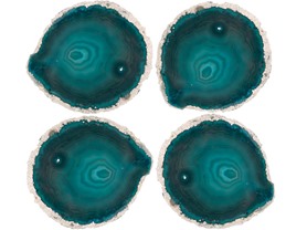Brazilian Agate 4pk - Turquiose