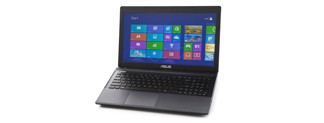 Asus K55A-HI5103D Laptop, 15.6 LED, Intel Core i5-3210M Dual-Core 2.5GHz, 4GB DDR3, 500GB SATA, HDMI, USB 3.0, 802.11n, Win 8