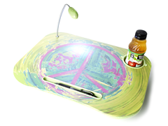 Peace Laptop Cushion with Light