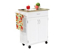 Kitchen Cart with Stainless Steel Top