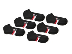 Fila Low-Cut Black Men's Socks, 6-Pack