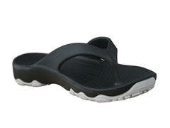 Youth Destination Flip Flop-Black/Silver
