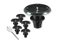 Solar Deck 5 Light Integrated Set